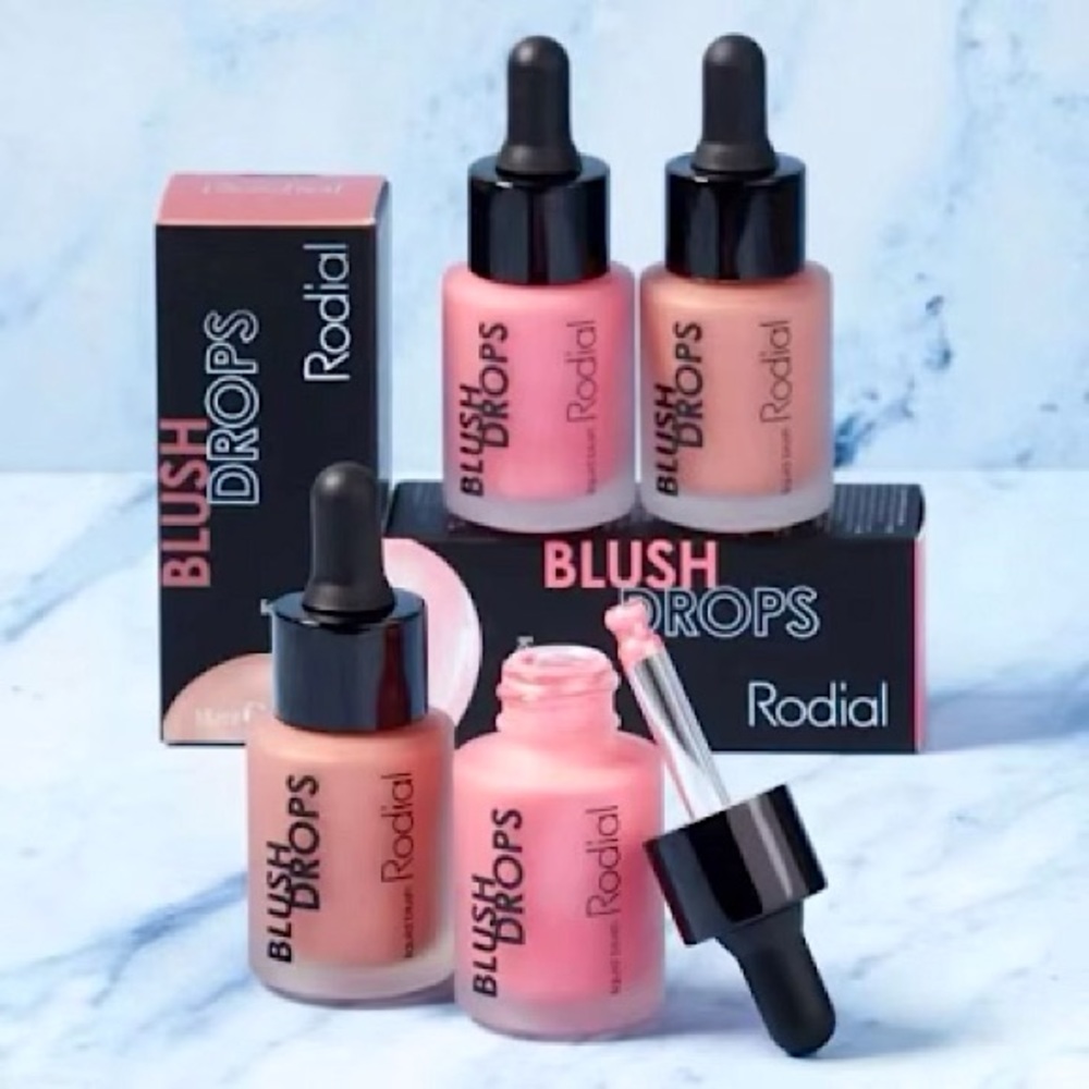 NIB Rodial EYES LIPS AND CHEEKS Blush Drops in Sunset Kiss